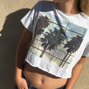 Cotton On cropped graphic tee